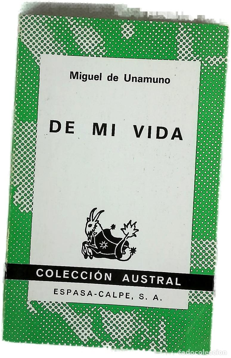 Libros: De mi vida - Unamuno, Miguel de