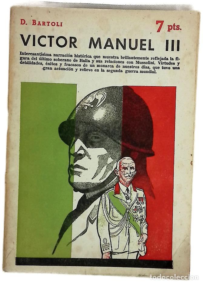 Libros: V&iacute;ctor Manuel III - Bartoli, Domenico