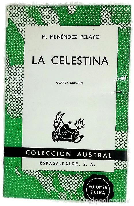 Libros: La Celestina - Men&eacute;ndez y Pelayo, Marcelino