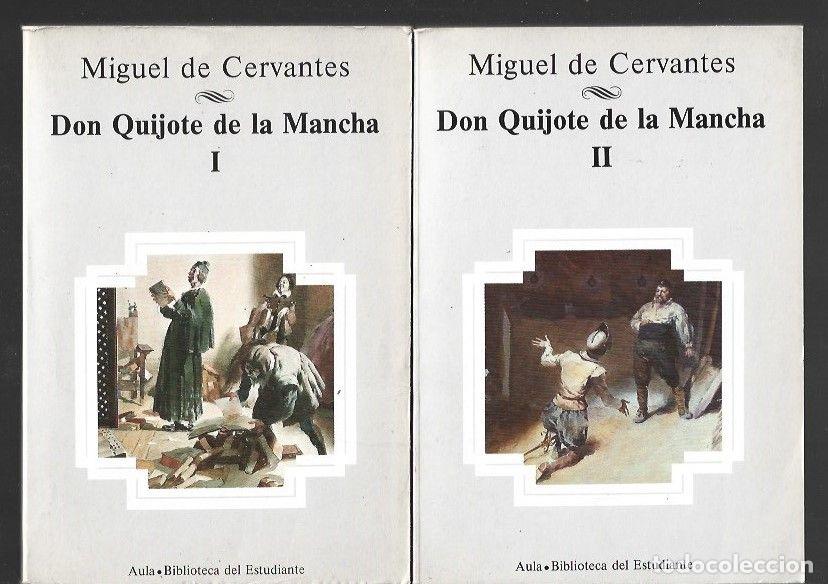 books: DON QUIJOTE DE LA MANCHA (2 TOMOS) - CERVANTES, MIGUEL DE