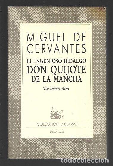 books: INGENIOSO HIDALGO DON QUIJOTE DE LA MANCHA - EL - CERVANTES, MIGUEL DE