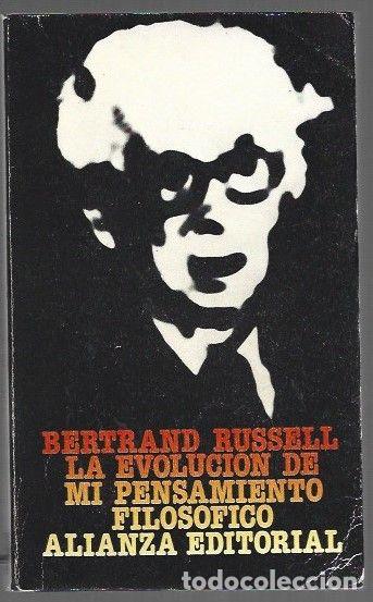 Libri di seconda mano: EVOLUCION DE MI PENSAMIENTO FILOSOFICO - LA - RUSSELL, BERTRAND