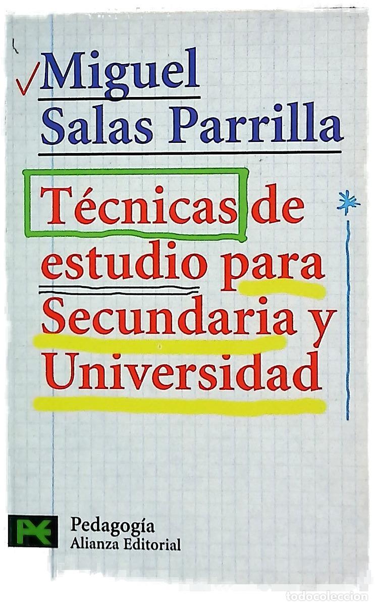 Libros: T&eacute;cnicas de estudio para secundaria y universidad