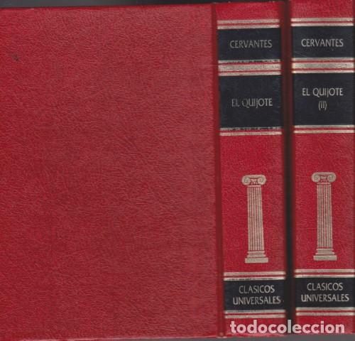 books: DON QUIJOTE DE LA MANCHA. 2 TOMOS. COMPLETO - MIGUEL DE CERVANTES