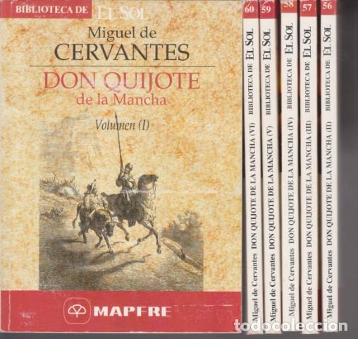 Libros: DON QUIJOTE DE LA MANCHA. 6 VOLUMENES. COMPLETO - MIGUEL DE CERVANTES