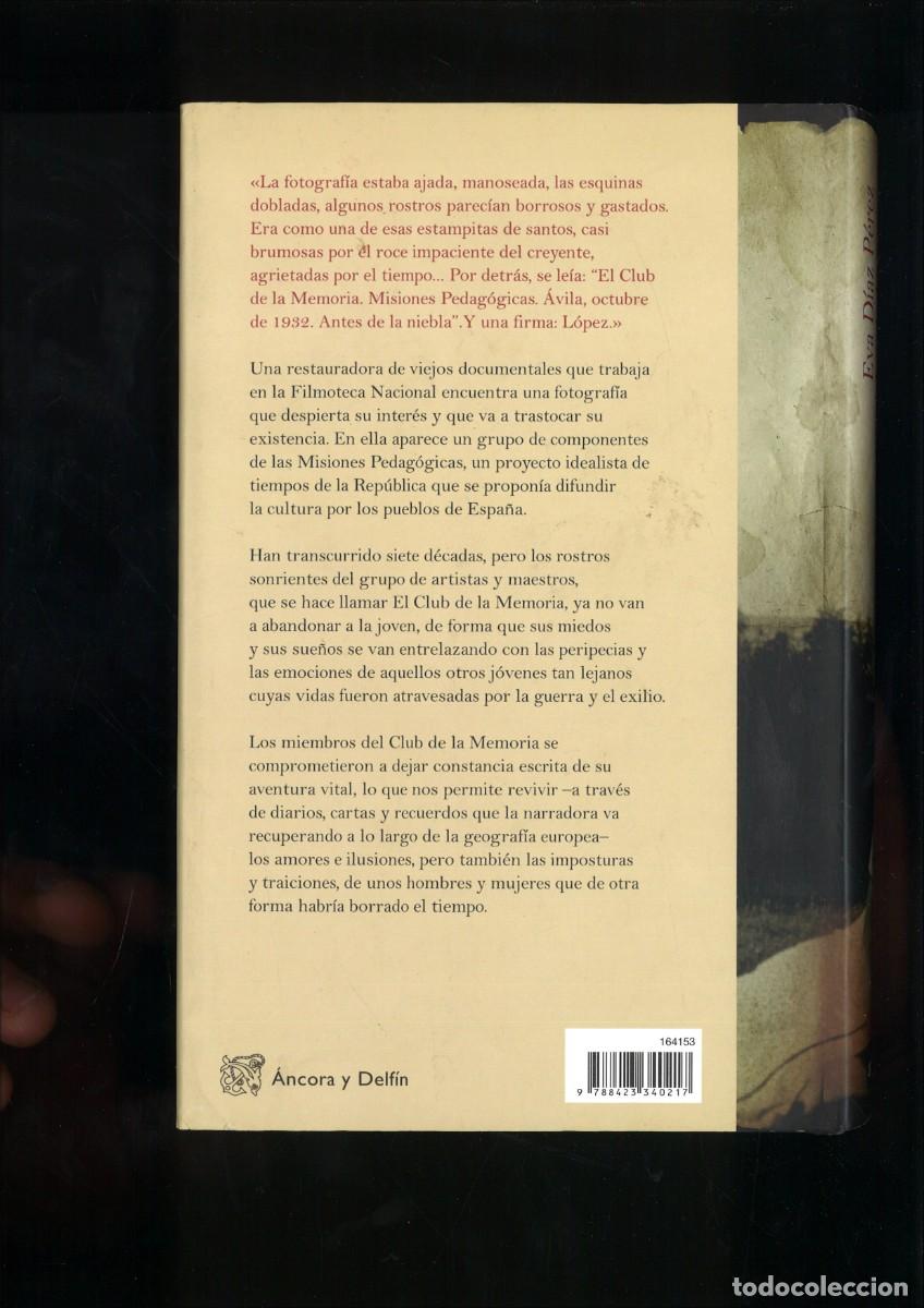 Libros: EL CLUB DE LA MEMORIA. Eva D&iacute;az P&eacute;rez - Foto 2