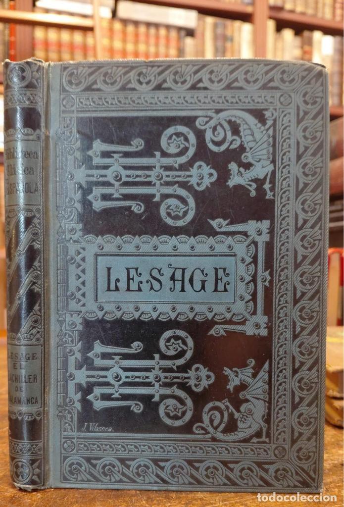 Libros: EL BACHILLER DE SALAMANCA &oacute; Aventuras de D. Querubin de Ronda. - LESAGE.