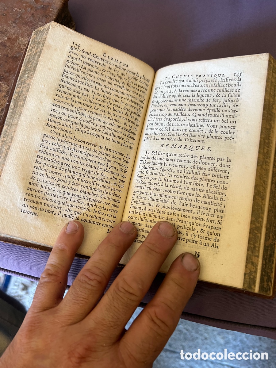 Libros: Libro de colecion 1702 elementos de qu&iacute;mica - Foto 5