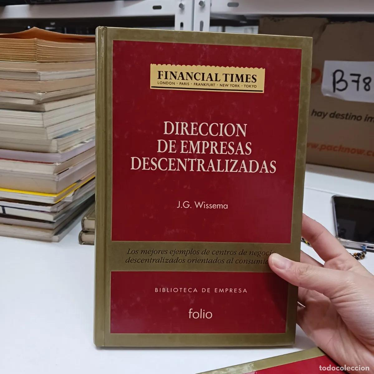 Libros: Direccion de empresas descentralizadas - Wissema - Foto 1