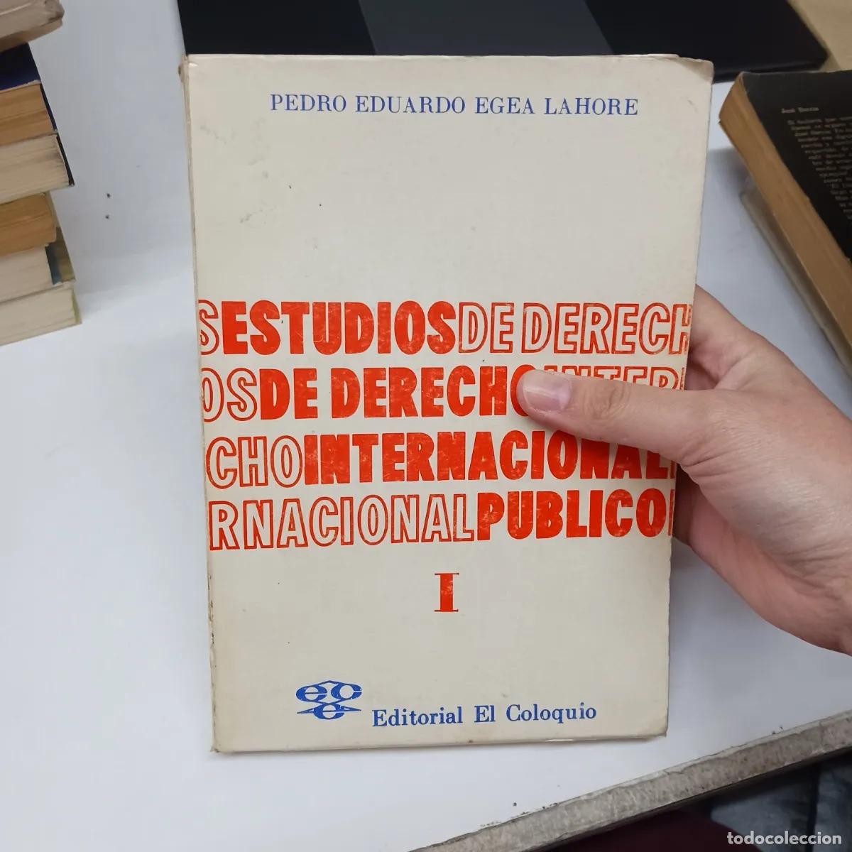 books: Estudios de derecho internacional publico - Pedro Eduardo Egea Lahore