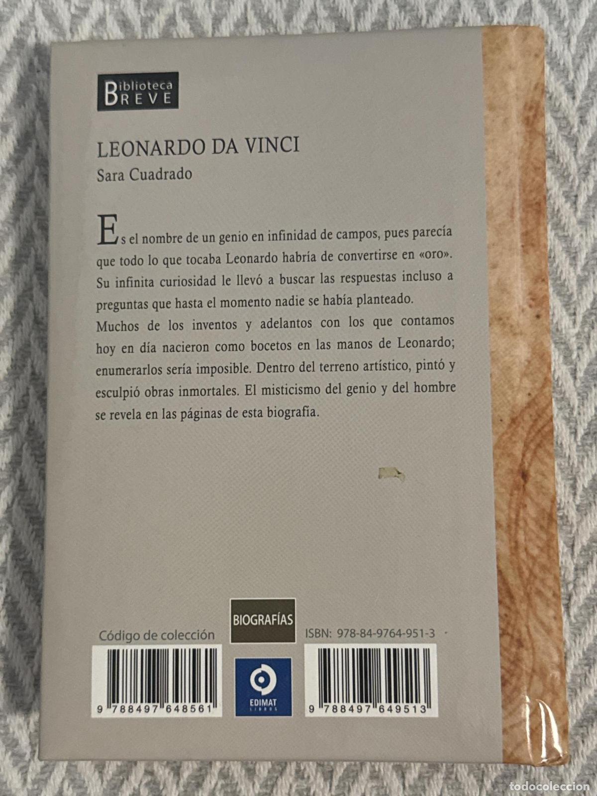 Libros: Leonardo da Vinci - Sara Cuadrado - Foto 3