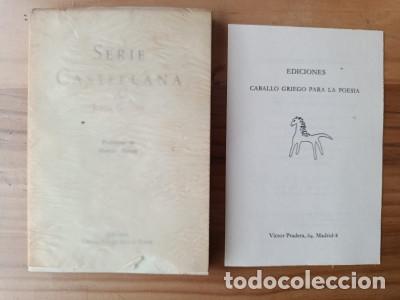 Libros: SERIE CASTELLANA - JORGE GUILL&Eacute;N - Foto 2