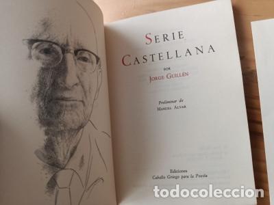 Libros: SERIE CASTELLANA - JORGE GUILL&Eacute;N - Foto 4