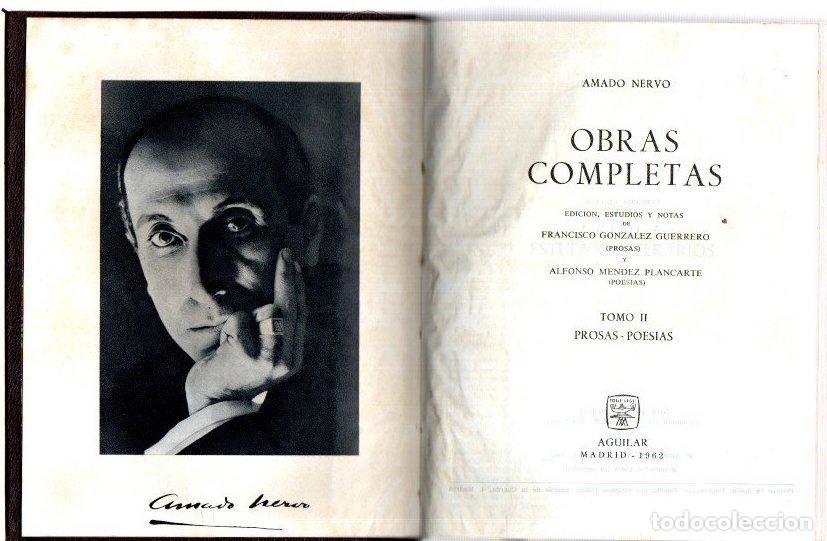 Libros: Obras completas. Tomo II. Prosas-Poes&iacute;as - Nervo, Amado