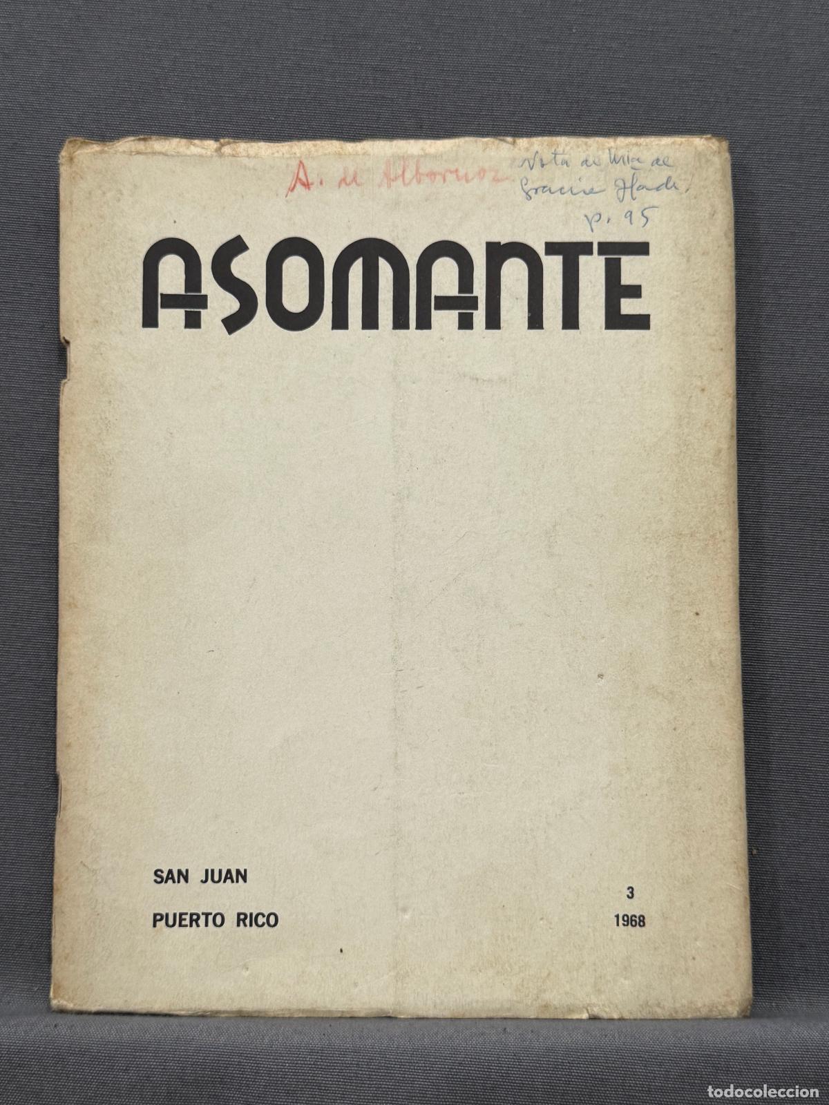 Libri di seconda mano: ASOMANTE. N&ordm;3. 1968. - VIENTOS GASTON, NILITA.