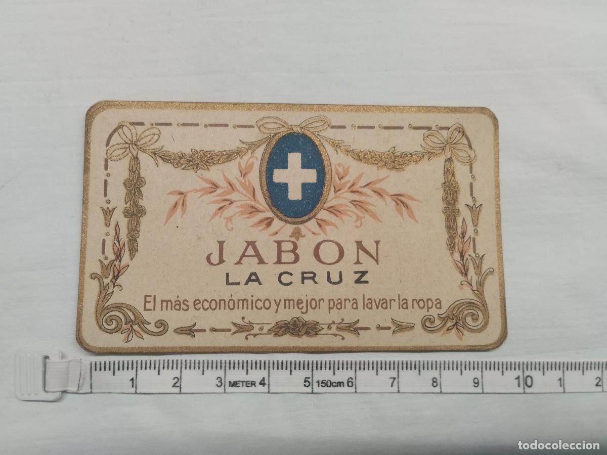 Libros: Tarjeta publicitaria antigua de Jab&oacute;n La Cruz 1920 - Sin autor