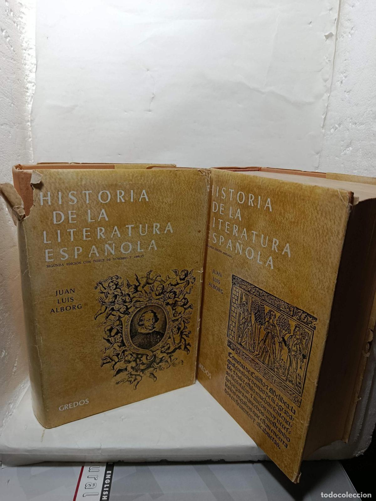 Livres: HISTORIA DE LA LITERATURA ESPA&Ntilde;OLA (2 Tomos). Tomo 1 Edad Media y Renacimiento, y Tomo 2 &Eacute;poca barro