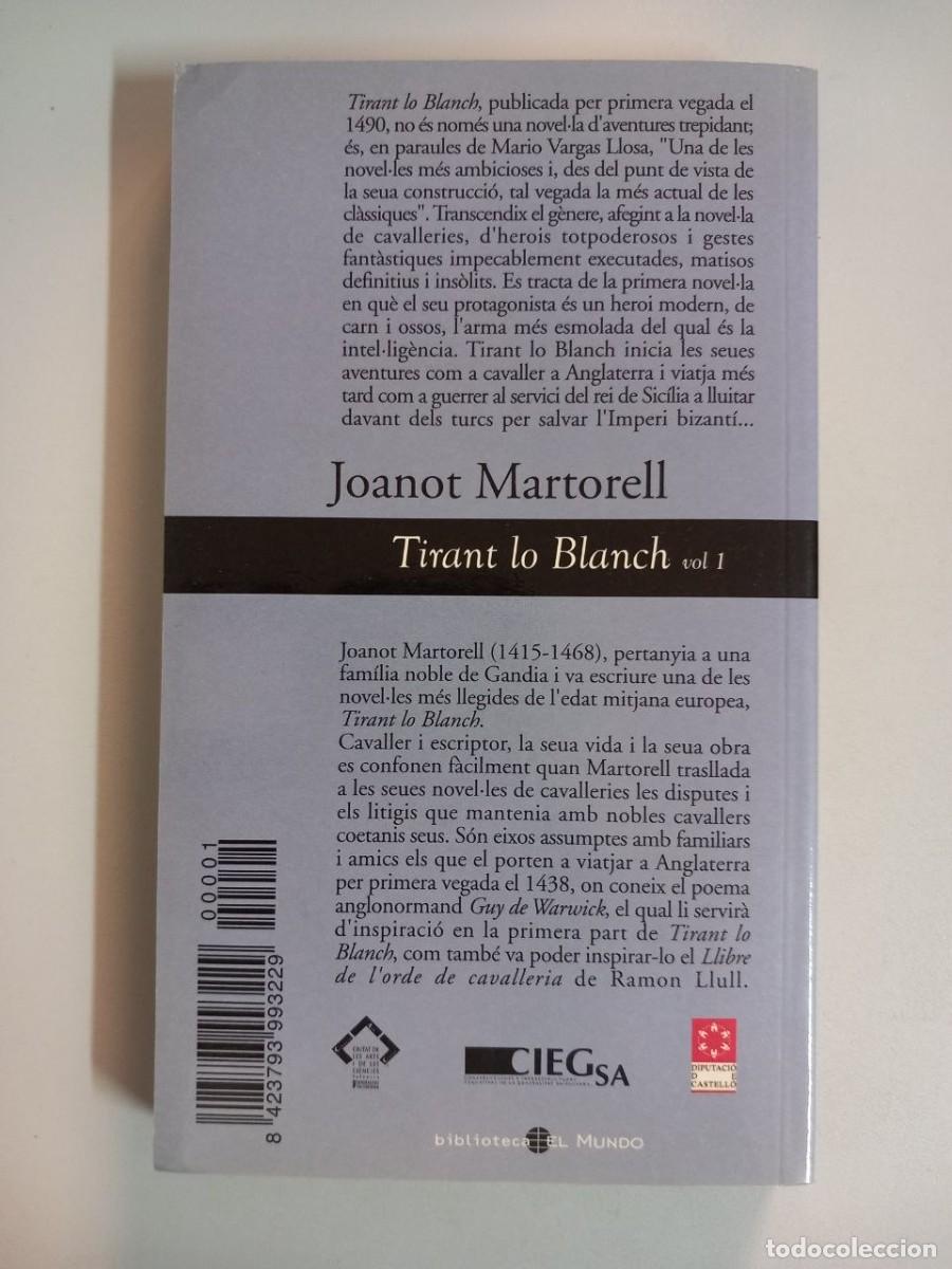 Libros: Tirant lo Blanch. (Vol. I). - MARTORELL, Joanot: - Foto 3