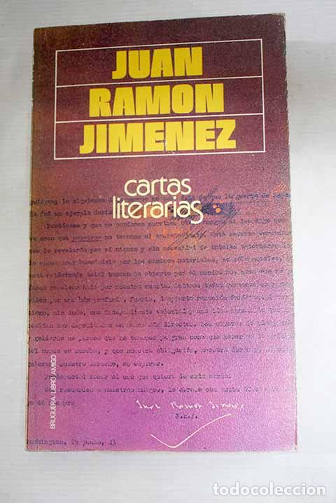 Libri di seconda mano: Cartas literarias: Jim&eacute;nez, Juan Ram&oacute;n.- Jim&eacute;nez, Juan Ram&oacute;n