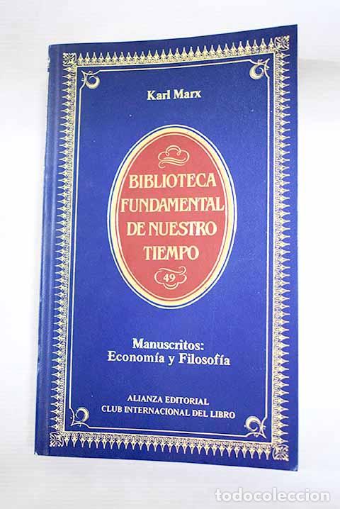 Libros: Manuscritos: Marx, Karl.- Marx, Karl