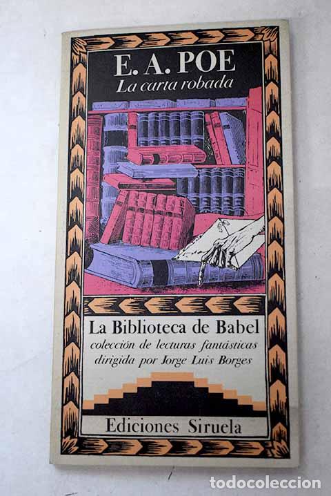 Libros: La Carta robada: Poe, Edgar Allan.- Poe, Edgar Allan
