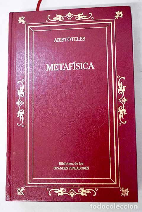 B&uuml;cher: Metaf&iacute;sica: Arist&oacute;teles.- Arist&oacute;teles