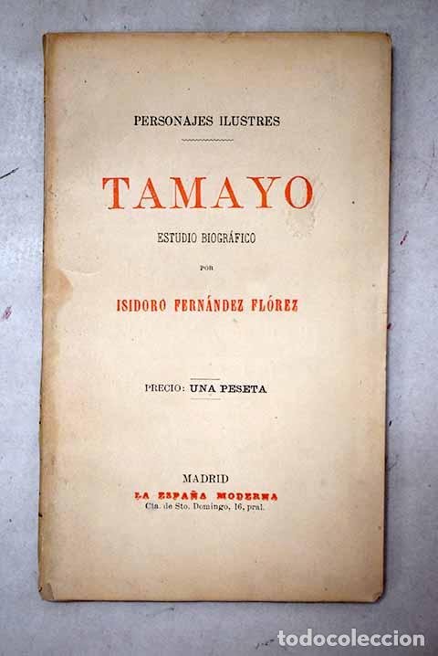 Libros: Tamayo: estudio biogr&aacute;fico.- Fern&aacute;ndez Fl&oacute;rez, Dar&iacute;o
