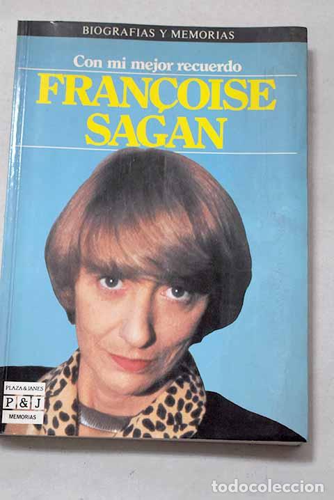 books: Con mi mejor recuerdo.- Sagan, Francoise