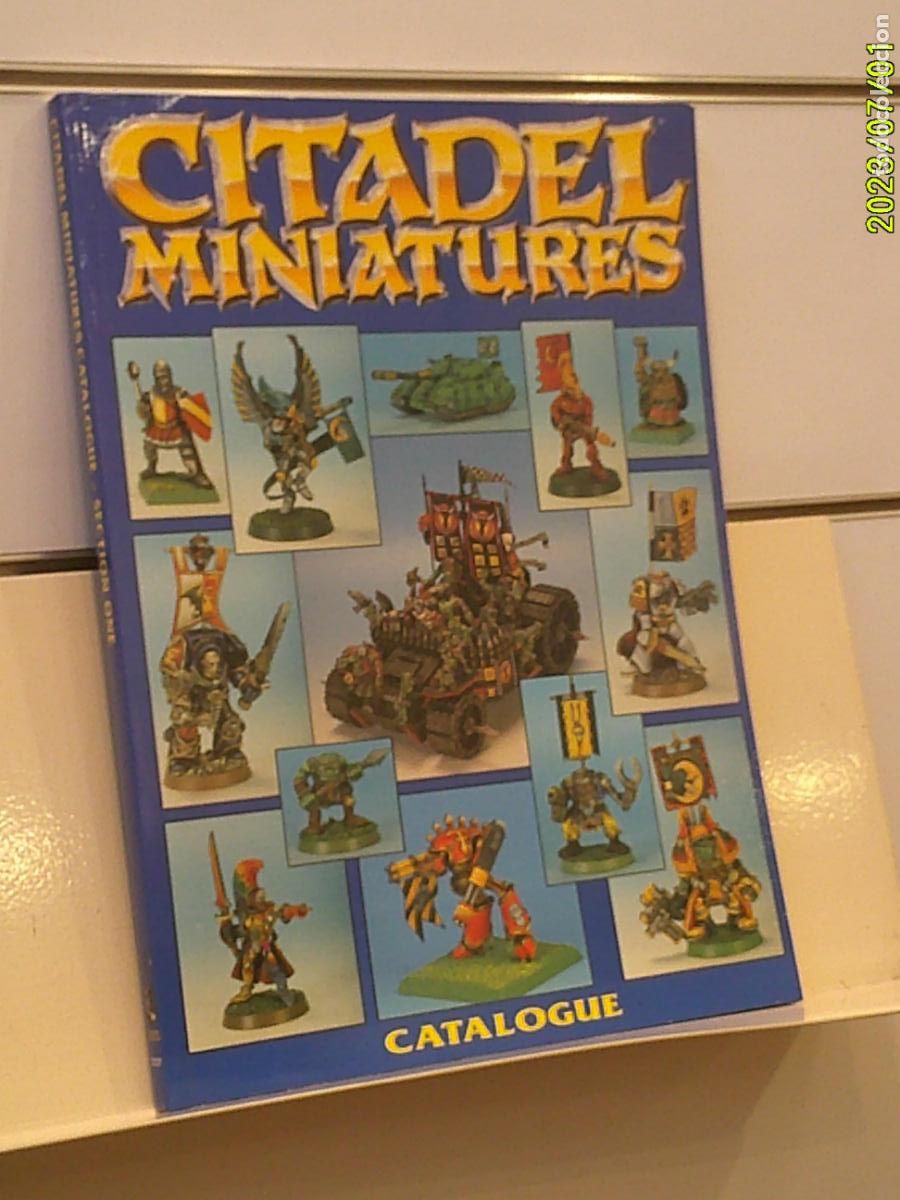 Libros: CITADEL MINIATURES CATALOGUE SECTION ONE - GAMES WORKSHOP INGLES