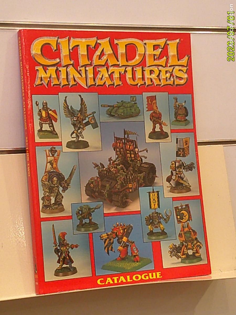Libros: CITADEL MINIATURES CATALOGUE SECTION TWO - GAMES WORKSHOP INGLES
