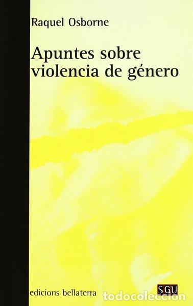 Libros: Apuntes sobre la violencia de g&eacute;nero- 9788472904651
