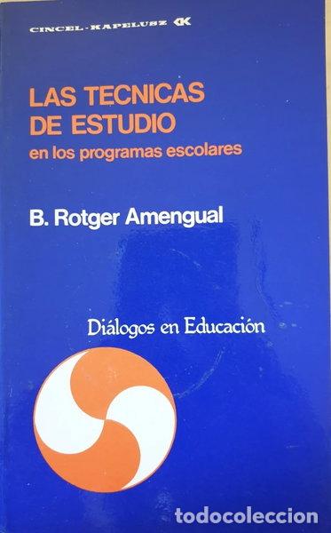 Libros: Las t&eacute;cnicas de estudio en los programas escolares- 9788470462160