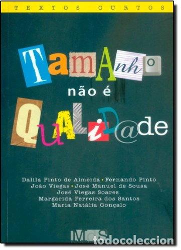 Libros: Tamanho n&atilde;o &eacute; qualidade- 9789899696501