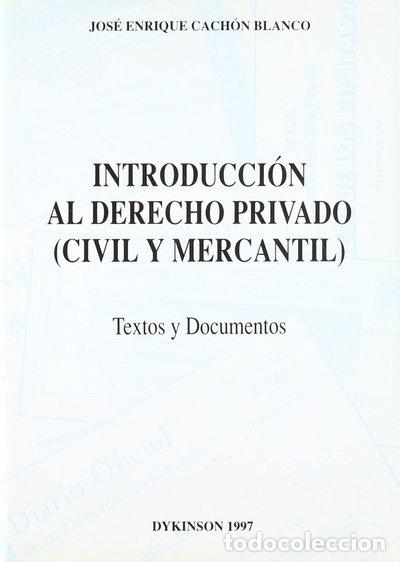 B&uuml;cher: Introducci&oacute;n al derecho privado (civil y mercantil)- 9788481552249