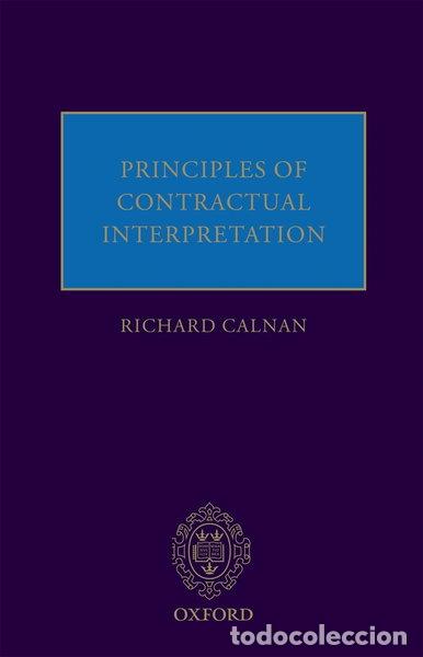 Libros: Principles of Contractual Interpretation- 9780199681464
