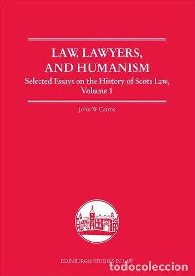 Livros em segunda m&atilde;o: Law, Lawyers, and Humanism: Selected Essays on the History of Scots Law, Volu...- 9780748682096