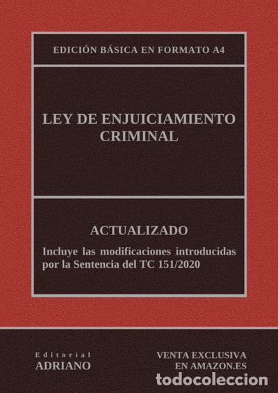 Livres: Ley de Enjuiciamiento Criminal- 9798602426687