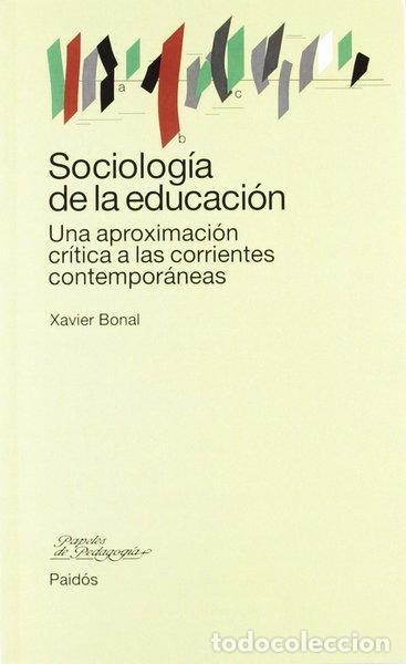 Livres: Sociolog&iacute;a de la educaci&oacute;n- 9788449305993
