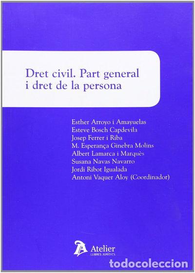 Libros: Dret civil. Part general i dret de la persona- 9788415690269
