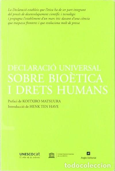 Livres: Declaraci&oacute;n universal sobre bio&eacute;tica y derechos humanos- 9788496521537