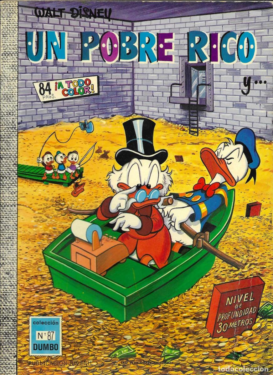 Libros: Un pobre rico. Walt Disney. Colecci&oacute;n Dumbo 87