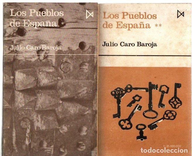 Libros: Los pueblos de Espa&ntilde;a. Tomos I y II - Caro Baroja, Julio