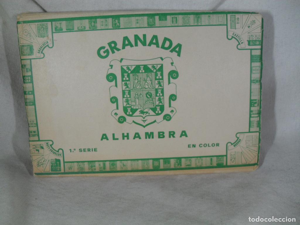 Libros: 10 POSTALES ALHAMBRA GRANADA - ANONIMO - Foto 1