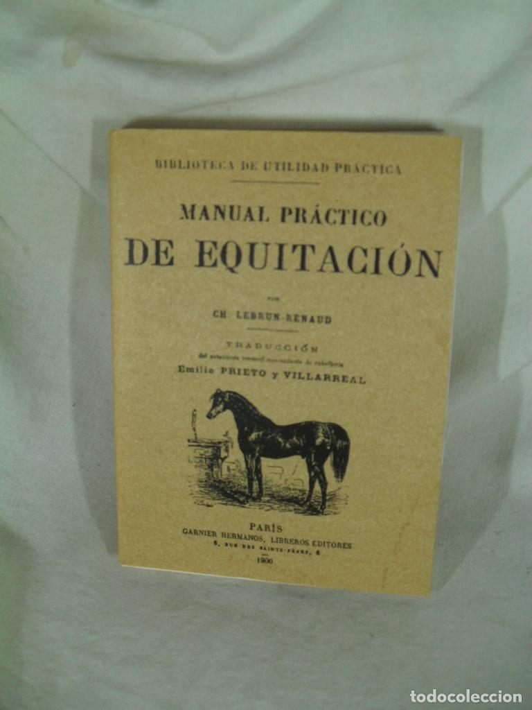 books: MANUAL PRACTICO DE EQUITACION - CH LEBRUN RENAUD