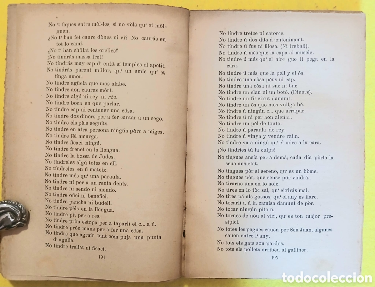 Libros: Refraner Valenci&agrave;, 1928 - Foto 8