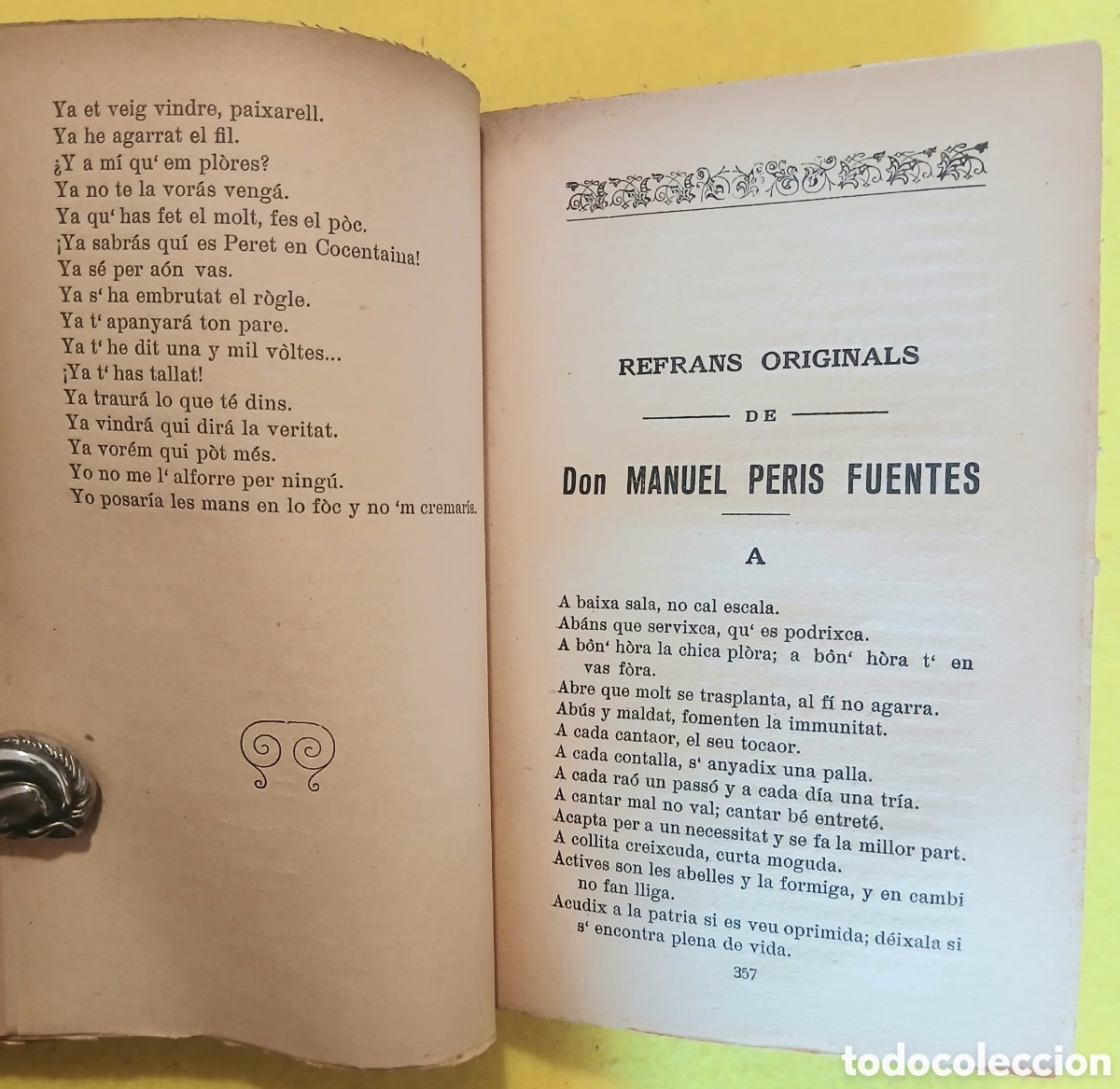 Libros: Refraner Valenci&agrave;, 1928 - Foto 12