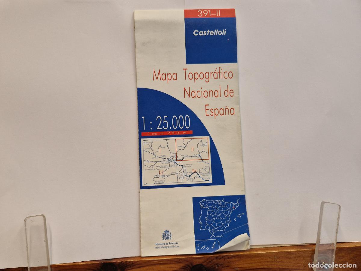 books: CASTELLOLI, MAPA TOPOGRAFICO NACIONAL DE ESPA&Ntilde;A.1.25000
