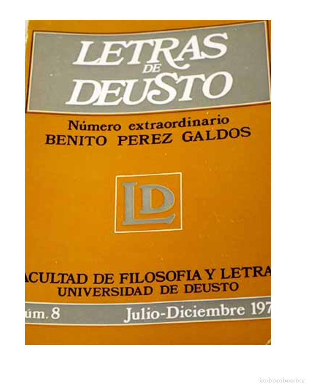Libros: Letras de Deusto 1974 - VV.AA