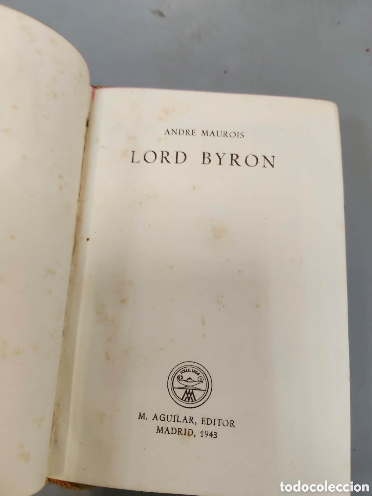 Libros: Crisol LORD BYRON AGUILAR 1943 - Foto 3