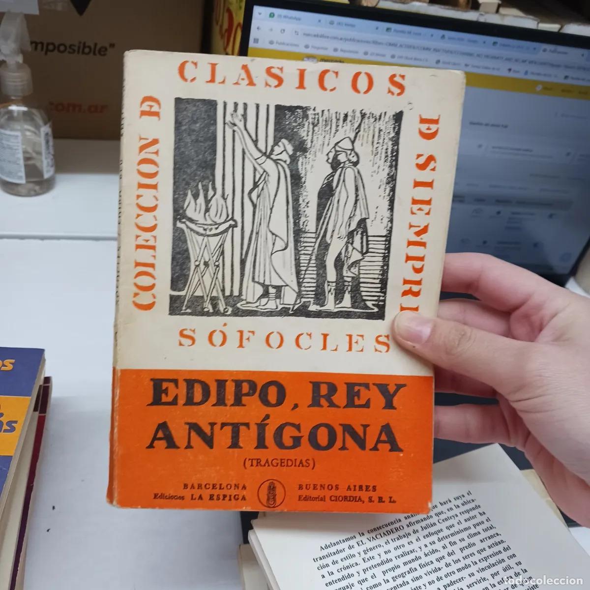 Libros: Edipo rey, Antigona (det.) - Sofocles - Foto 1